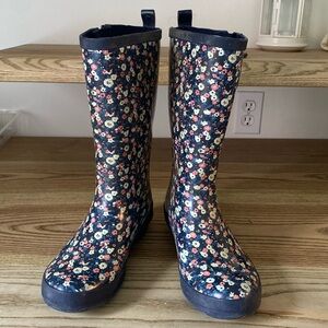 Rain-boots girls flower pattern size 6
